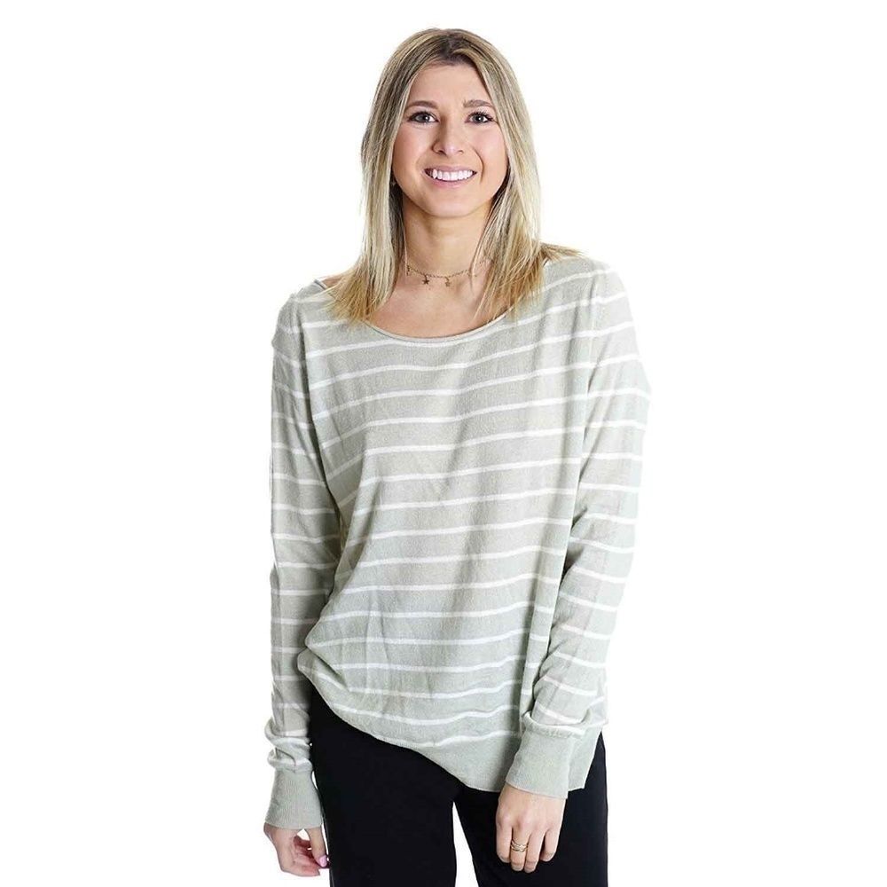 NEW Joie Emari Boatneck Striped Sweater